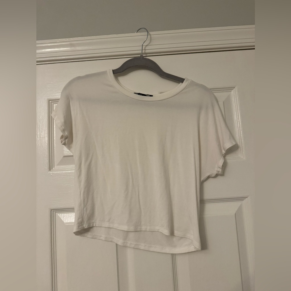 Forever 21 white crop top